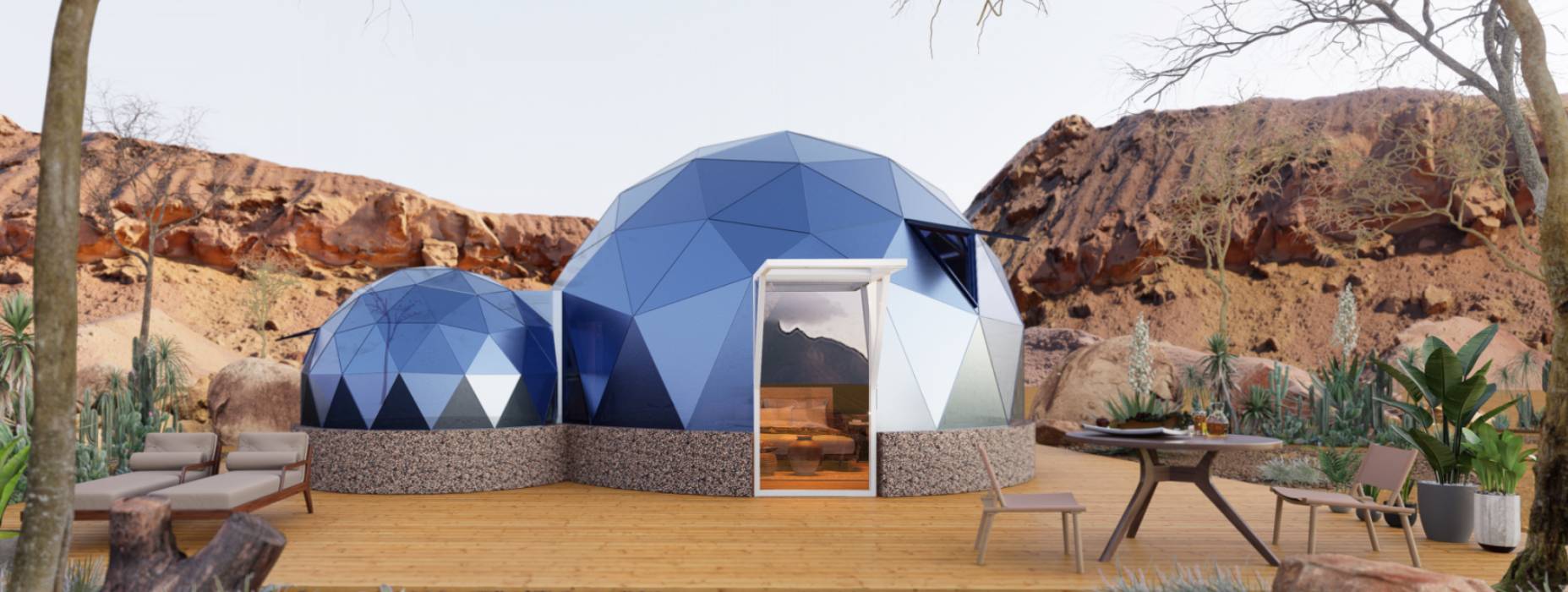 东平县球形智能光伏玻璃星空房